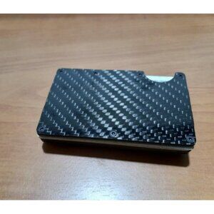 Minimalist Slim Wallet for Men - Carbon Fiber Wallets for Men RFID Blocking